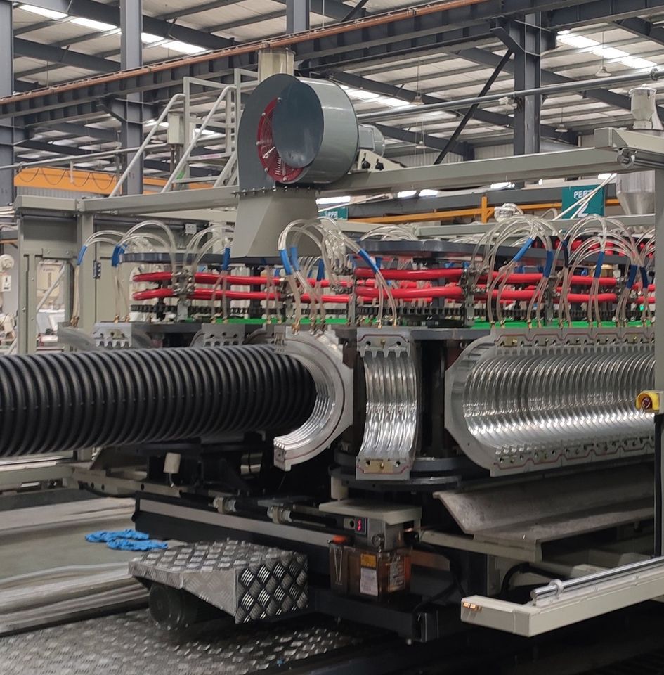 What is the PVC-O pipe making machine line?